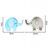 Molde Silicona Suave 3D Elefante Baby Shower